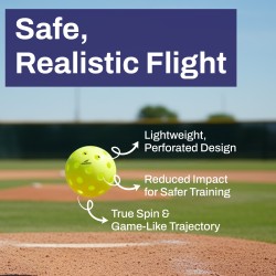 Selybay Plastic Baseballs & Softballs 12 Pack